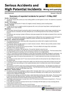 Microsoft Word - Serious Accident and HPI Report 1-15 May 2007.doc