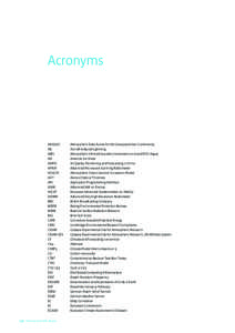 Acronyms  ADAGUC AIL 				 AIRS			 AIS