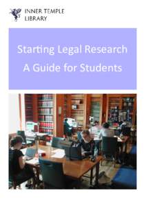 Starting Legal Research A Guide for Students PRIMARY & SECONDARY SOURCES The primary sources of law are cases and legislation. Secondary sources include textbooks, journal articles and