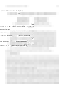 Genome Informatics 15(1): 69–Extraction of Species-Specific Glycan Substructures Yoshiyuki Hizukuri