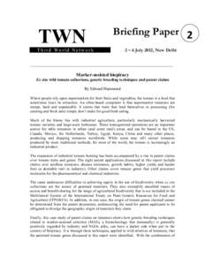 TWN Third World Network Briefing Paper 2	
   	
  