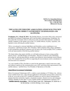 Microsoft Word - SIA Press Release - iDirect and Glowlink Announcement[removed]FINAL