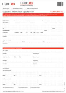 Customer Information Update Form - conv(May2014)