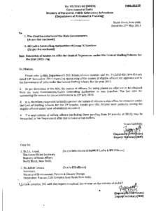 IMMEDIATE  NoEO (MM.II) Government of India Ministry of Personnel, Public Grievances & Pensions (Department of Personnel & Training)