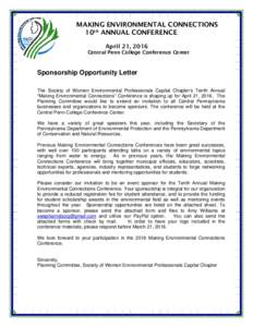 Microsoft Word - SWEP Tenth Conference Sponsor Letter