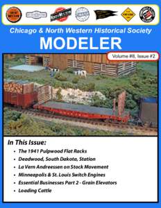 Rail transportation in the United States / Rail transport by country / Transportation in the United States / Chicago and North Western Transportation Company / Flatcar / Bulkhead / Union Pacific Railroad / NW D / Minneapolis and St. Louis Railway / NW B