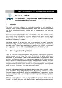 Microsoft Word - IPEM Policy Statement optical NIR final version - New Format