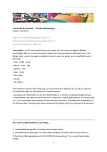 crossmedia-2016_Teilnahmebedingungen_v1.doc  crossmedia-Wettbewerb - Teilnahmebedingungen (StandAllgemeine Teilnahmebedingungen: Seite 1-3 Spartenspezifische Teilnahmebedingungen: Seite 4-8