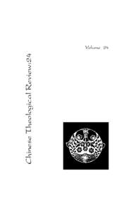 Chinese Theological Review:24  i Volume 24