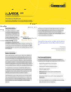 Case Study Providence Healthcare Optimizing Workflow To Increase Resident Safety About Providence