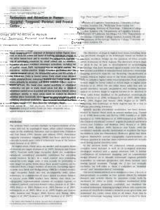 Cerebral Cortex September 2008;18:doi:cercor/bhm242 Advance Access publication January 29, 2008 Retinotopy and Attention in Human Occipital, Temporal, Parietal, and Frontal