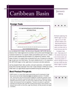 Caribbean Basin  JanuaryThe Caribbean, with its close geographical and economic ties to the United