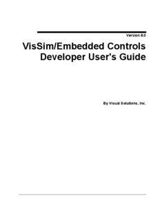 Version 8.0  VisSim/Embedded Controls