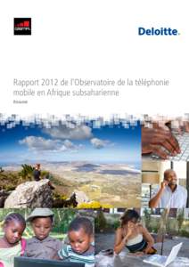 Rapport 2012 de l’Observatoire de la téléphonie mobile en Afrique subsaharienne Résumé 1