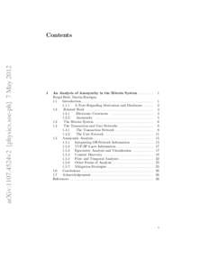 arXiv:1107.4524v2 [physics.soc-ph] 7 May[removed]Contents