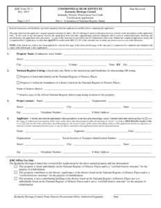 KHC Form TC-1 RevPage 1 of 3  Date Received
