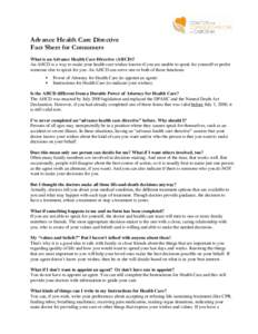 Microsoft Word - AHCD consumer fact sheet - rev 4-12.docx