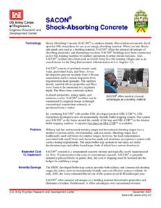 SACON® Shock-Absorbing Concrete 4  Technology