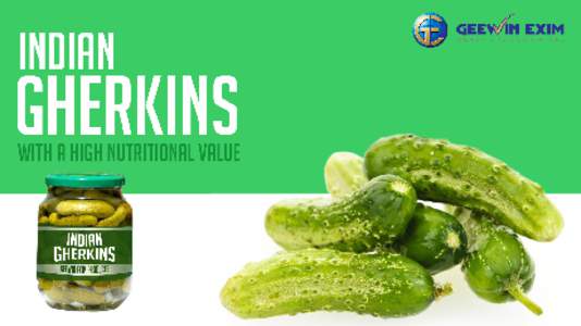 Gherkins are a type of a cucumber which is widely used by western countries for pickling. Gherkins are known its lower fat content which may reduce the risk of heart disease. We have a chain of farmers in cultivation of