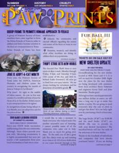 SUMMER  PET CARE TIPS PAGE 4 HISTORY