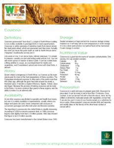 Grains of truth-Couscous 1