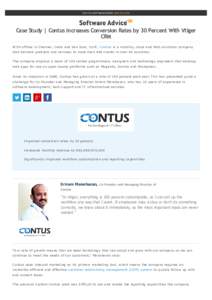 Case Study | Contus Increases Conversion Rates by 30 Percent With Vtiger CRM