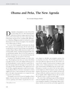 Voi c es o f M exi co • 9 6  Obama and Peña, The New Agenda Reuters