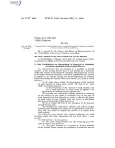 120 STAT[removed]PUBLIC LAW 109–464—DEC. 22, 2006 Public Law 109–464 109th Congress