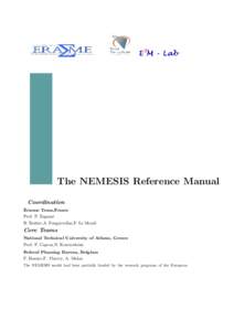 The NEMESIS Reference Manual Coordination Erasme Team,France Prof. P. Zagamé B. Boitier,A. Fougeyrollas,P. Le Mouël