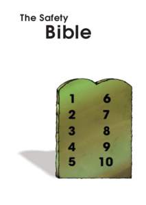 The Safety  Bible Copyright par Katoen Natie et par Dicky pour les illustrations.