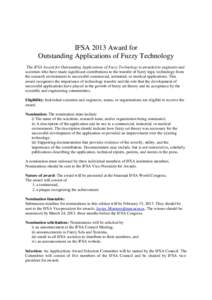 Microsoft Word - Outstanding Application Award 2013