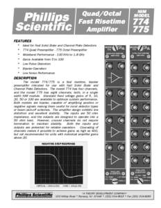 Phillips Scientific Quad/Octal Fast Risetime Amplifier