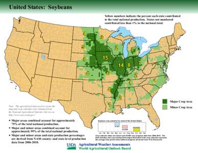 Soybean / Crop reports / Agriculture / Food and drink / National Agricultural Statistics Service