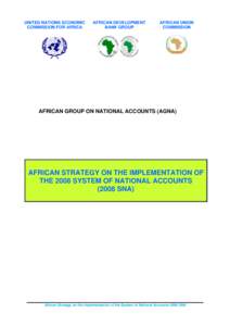 African Strategy on the implementation of the 2008 SNA