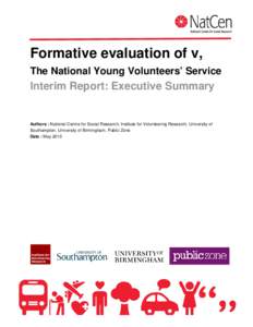 Microsoft Word - v Interim Formative Evaluation Report Executive Summary