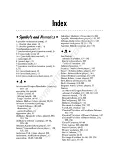 Index  MA bad bishop Advance Variation, 137–141
