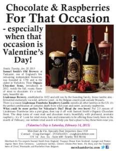 smith_choc_stout_and_lindemans_framboise_valentines_day_2015