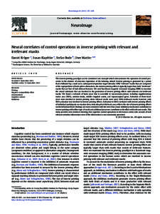 NeuroImage[removed]–208  Contents lists available at SciVerse ScienceDirect NeuroImage journal homepage: www.elsevier.com/locate/ynimg