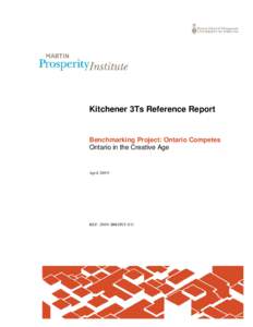 Kitchener 3Ts Reference Report