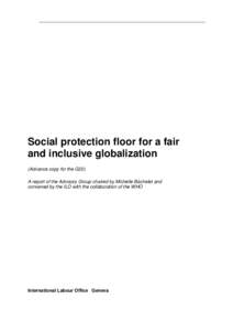 Bachelet report_Social Protection Floor for a Fair and Inclusive Globalization