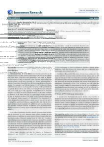 Immunome Research  Shaw et al., Immunome Res 2013, 9:1 http://dx.doi.orgResearch
