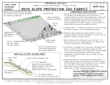 BMP-040 Rock Slope Protection no fabricSKF