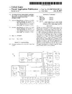 US61105A1United States (12) Patent Application Publication (10) Pub. No.: USA1 (43) Pub. Date: