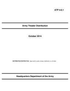 ATP[removed]Army Theater Distribution October 2014