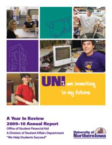 I am investing in my future. A Year In ReviewAnnual Report