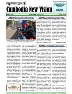 Published by the Cabinet of Samdech Akka Moha Sena Padei Techo Hun Sen