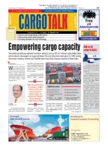 Cargo Talk October -2014_FINAL:Layout[removed]:22 PM Page 1  Pages: 36 ` 50/-