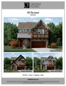 2855 The Carmel Estate Series Elevation A with Stone Option  Elevation B with Stone Option