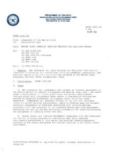 DEPARTMENT OF THE NAVY HEADQUARTERS UNITED STATES MARINE CORPS 3000 MARINE CORPS PENTAGON WASHINGTON. DC[removed]NAVMC 3500.13C
