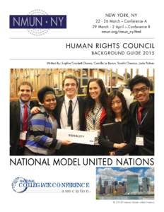 NMUN-NY 2015 Background Guide - HRC